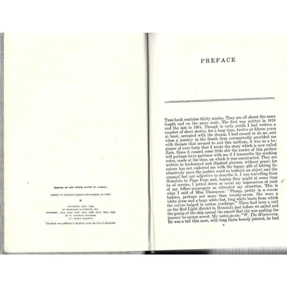 Complete Short Stories of W. Somerset Maugham 2-Vol HC Slipcase Doubleday 1934 - Picture 8 of 16
